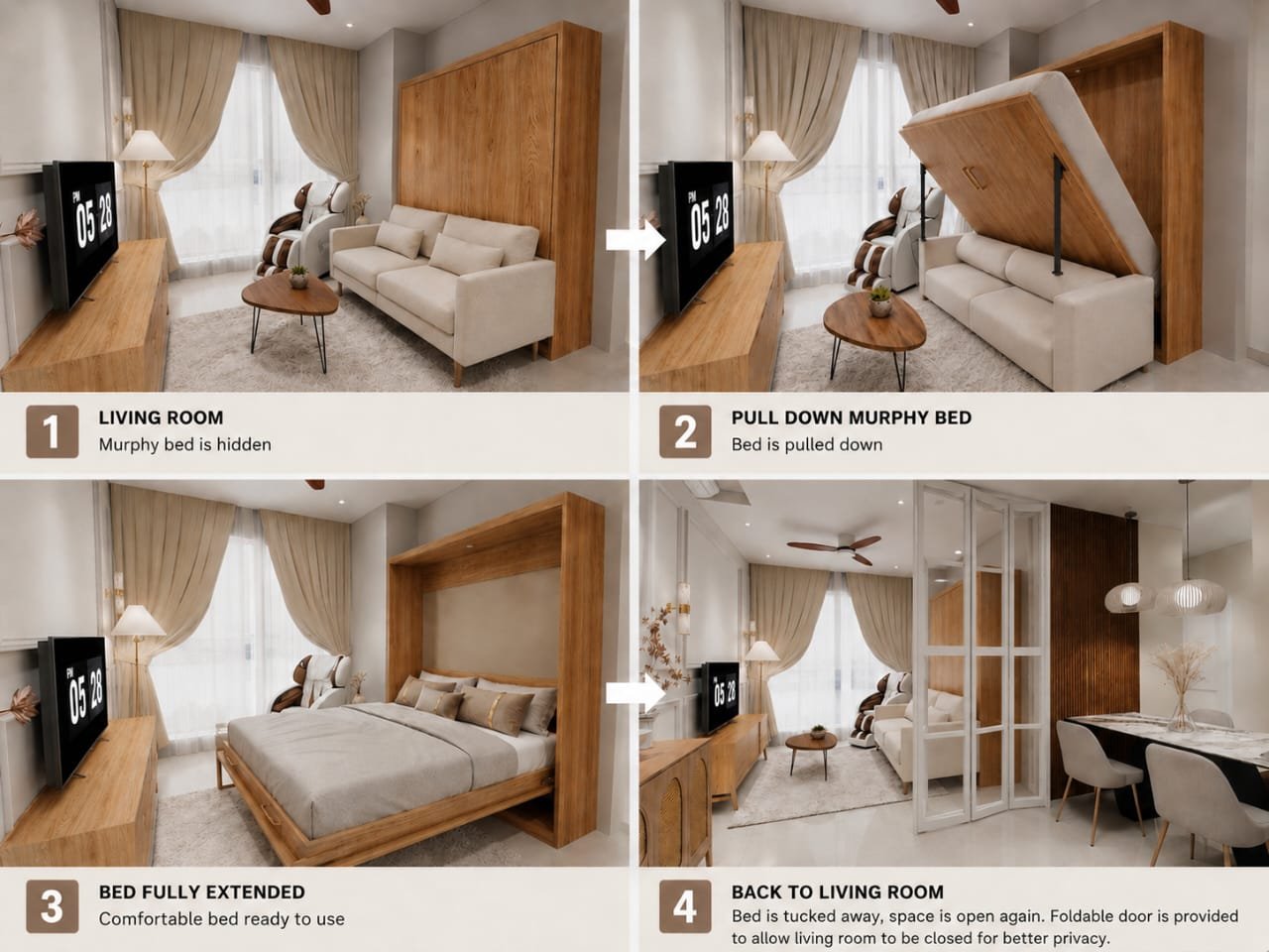 2-Bedroom interior